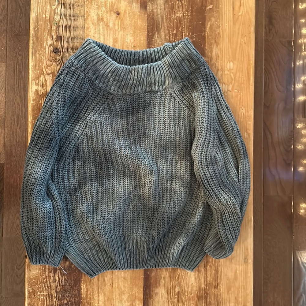 Cable Knit Off the Shoulder sweater